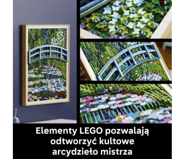 LEGO ART 31220 Claude Monet — Most nad stawem z liliami wodnymi - 1517895 - zdjęcie 6